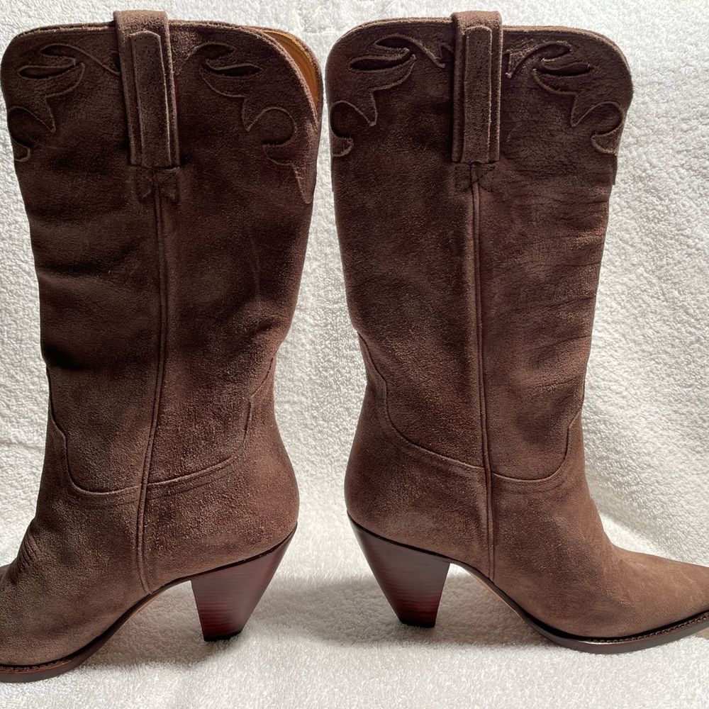 NEW! Charlie 1 Horse Lucchese Heeled Boot 7B - Picture 5 of 13